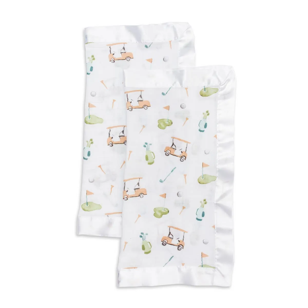 2-pack Muslin Security Blankets - Golf