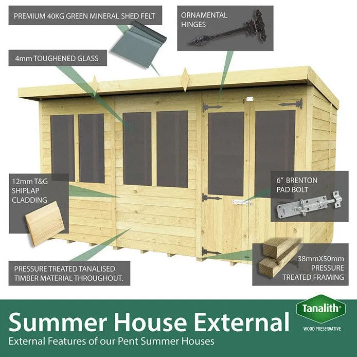 5ft x 10ft Apex Summer House