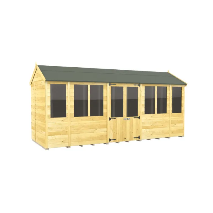 5ft x 16ft Apex Summer House