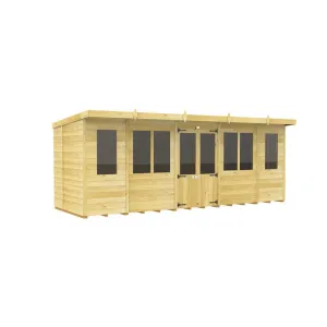 6ft x 18ft Pent Summer House