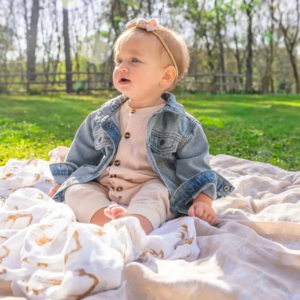 Aden   Anais 4-Pack Organic Cotton Muslin Swaddles - Safari Dreams