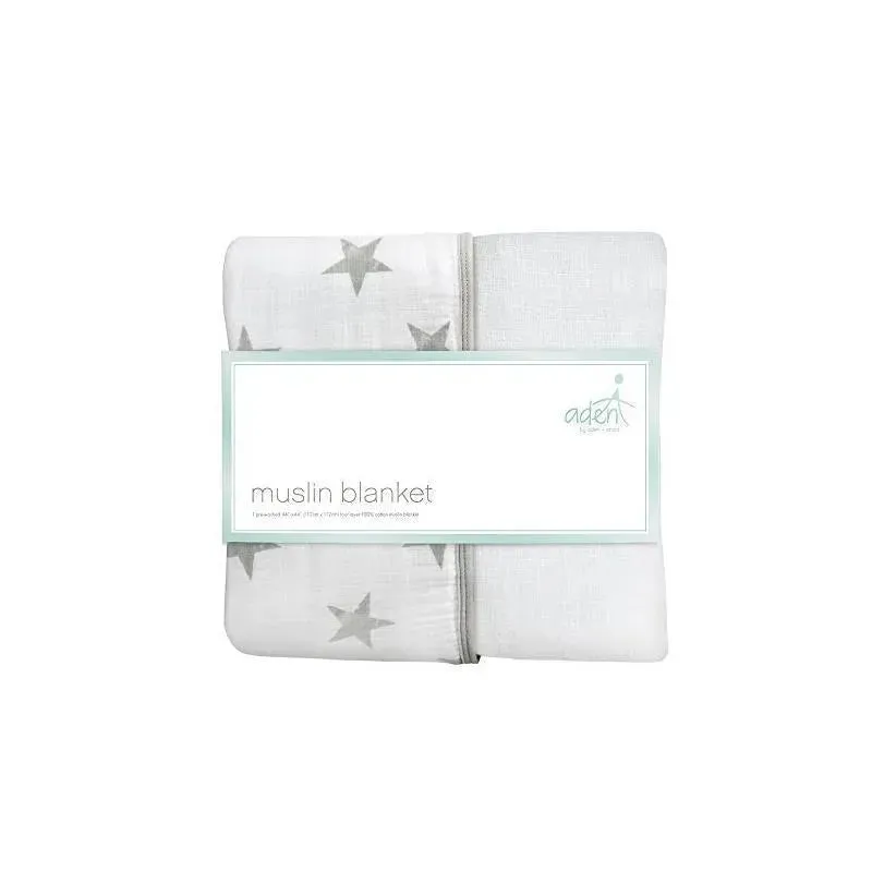 Aden   Anais Muslin Breathable Blanket, Dusty Stars