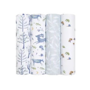 ADEN   ANAIS Organic Cotton Muslin Swaddle (4 Pk) - Outdoors