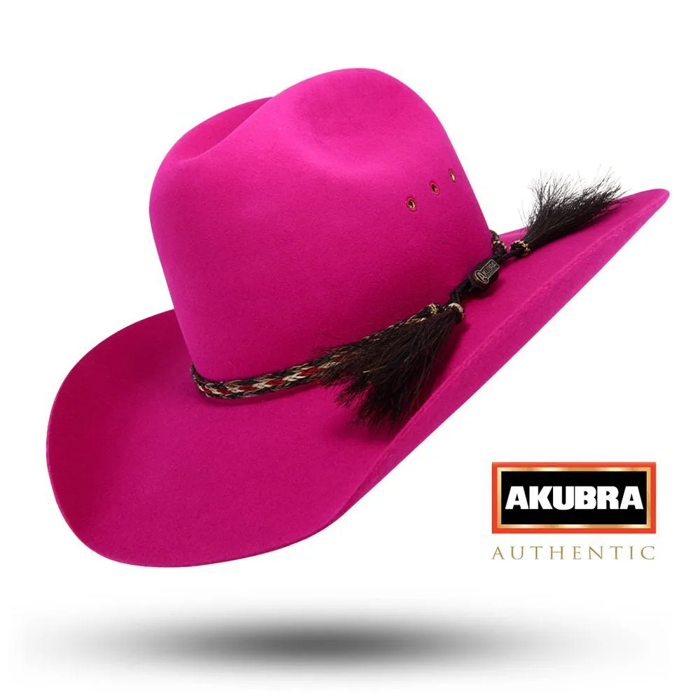 Akubra Rough Rider Hat - Magenta