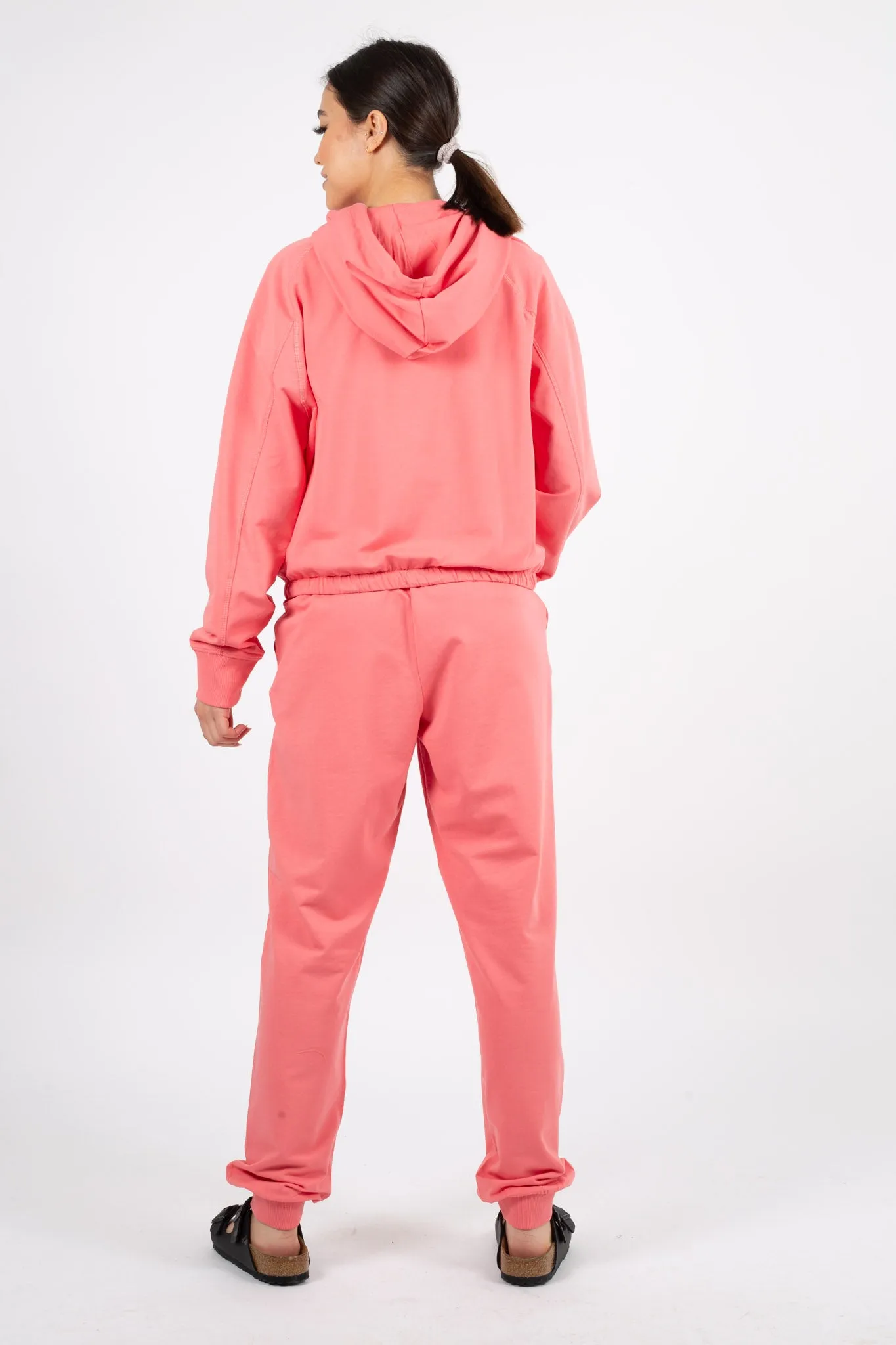 Amara Cropped Hoody - Tea Rose