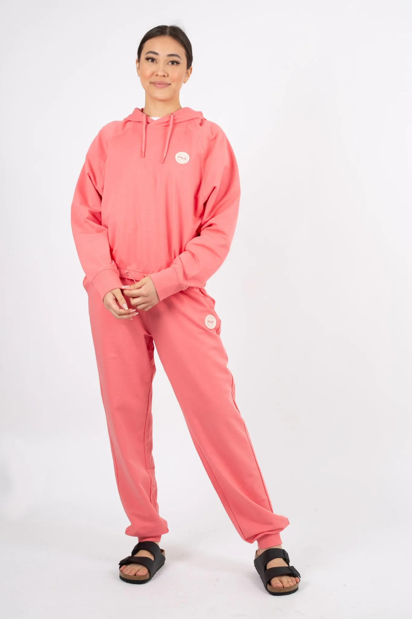 Amara Cropped Hoody - Tea Rose