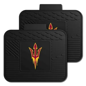 Arizona State Sun Devils Back Seat Car Utility Mats - 2 Piece Set