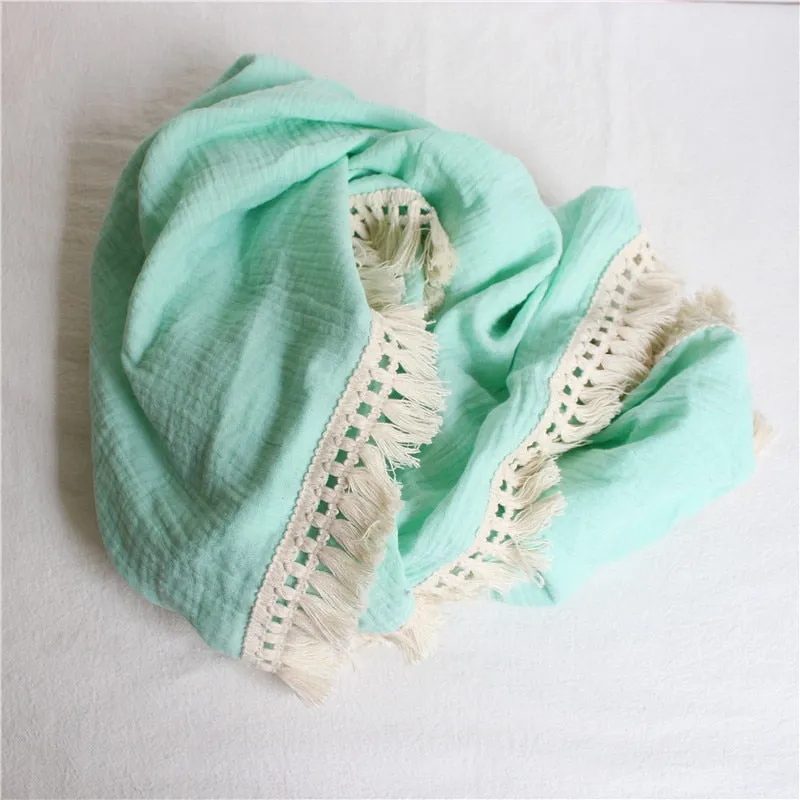 Baby Blanket/ Muslin Swaddle Blankets for Newborn Baby