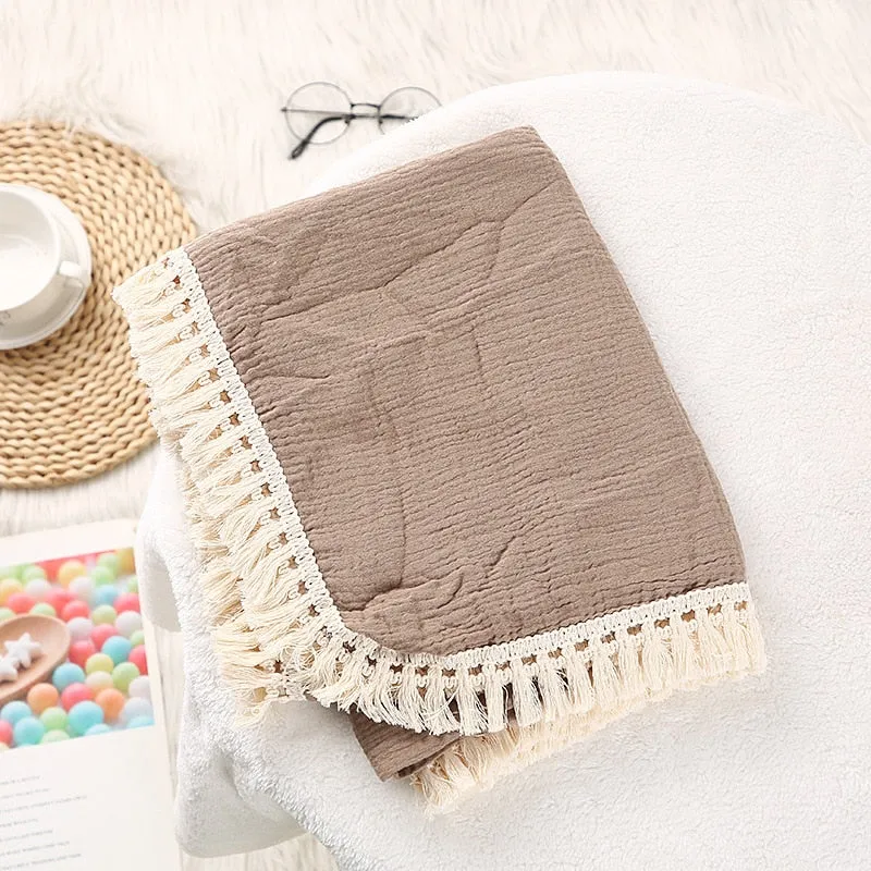 Baby Blanket/ Muslin Swaddle Blankets for Newborn Baby