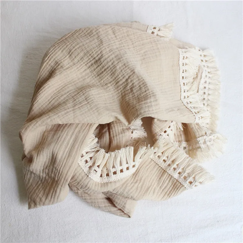 Baby Blanket/ Muslin Swaddle Blankets for Newborn Baby