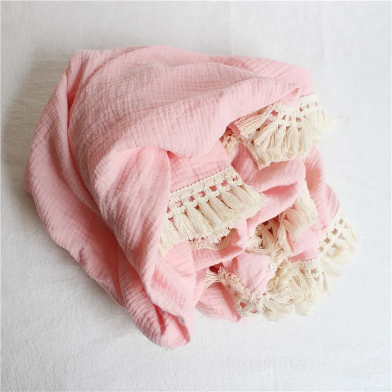 Baby Blanket/ Muslin Swaddle Blankets for Newborn Baby