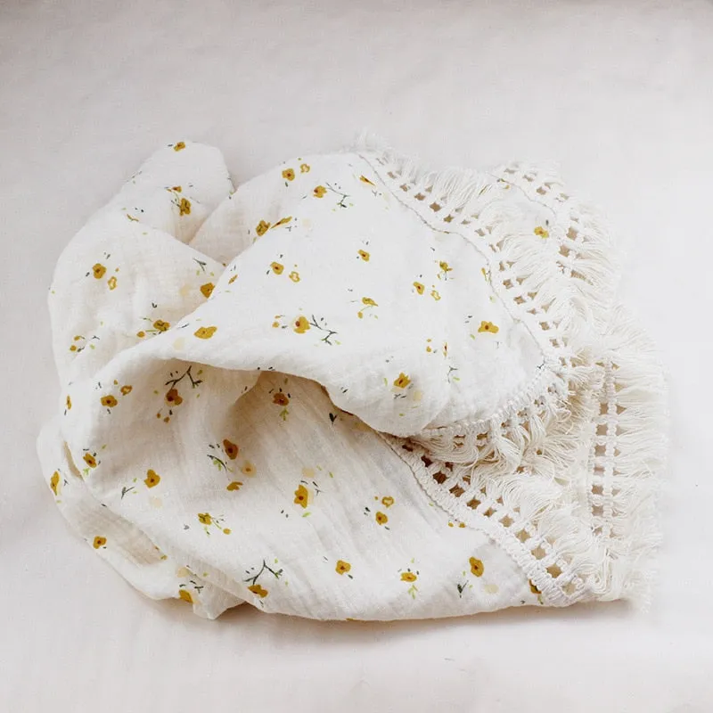 Baby Blanket/ Muslin Swaddle Blankets for Newborn Baby