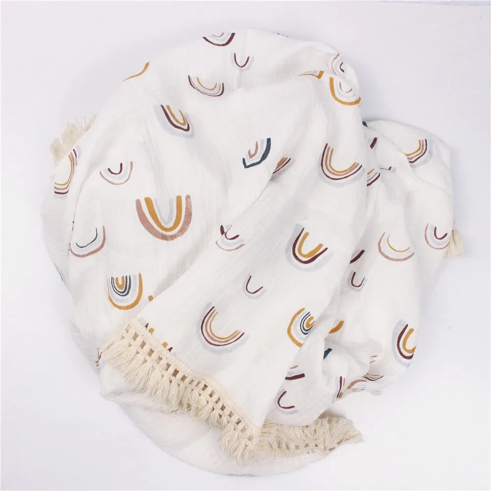 Baby Blanket/ Muslin Swaddle Blankets for Newborn Baby