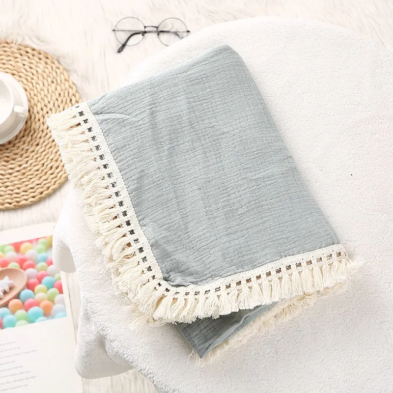 Baby Blanket/ Muslin Swaddle Blankets for Newborn Baby