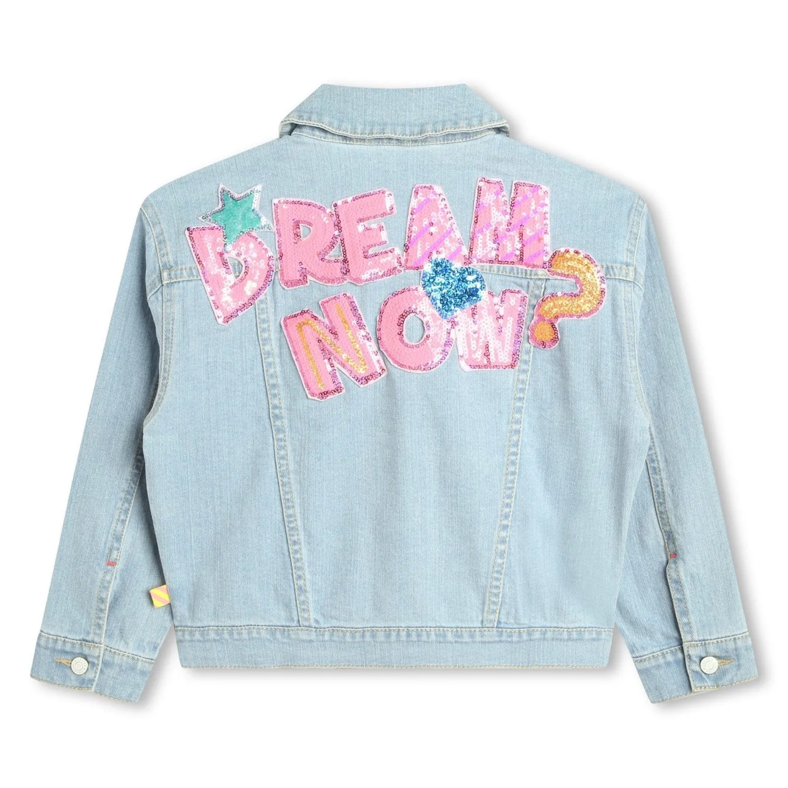 Billieblush Girls Milkshake Patch Denim Jacket