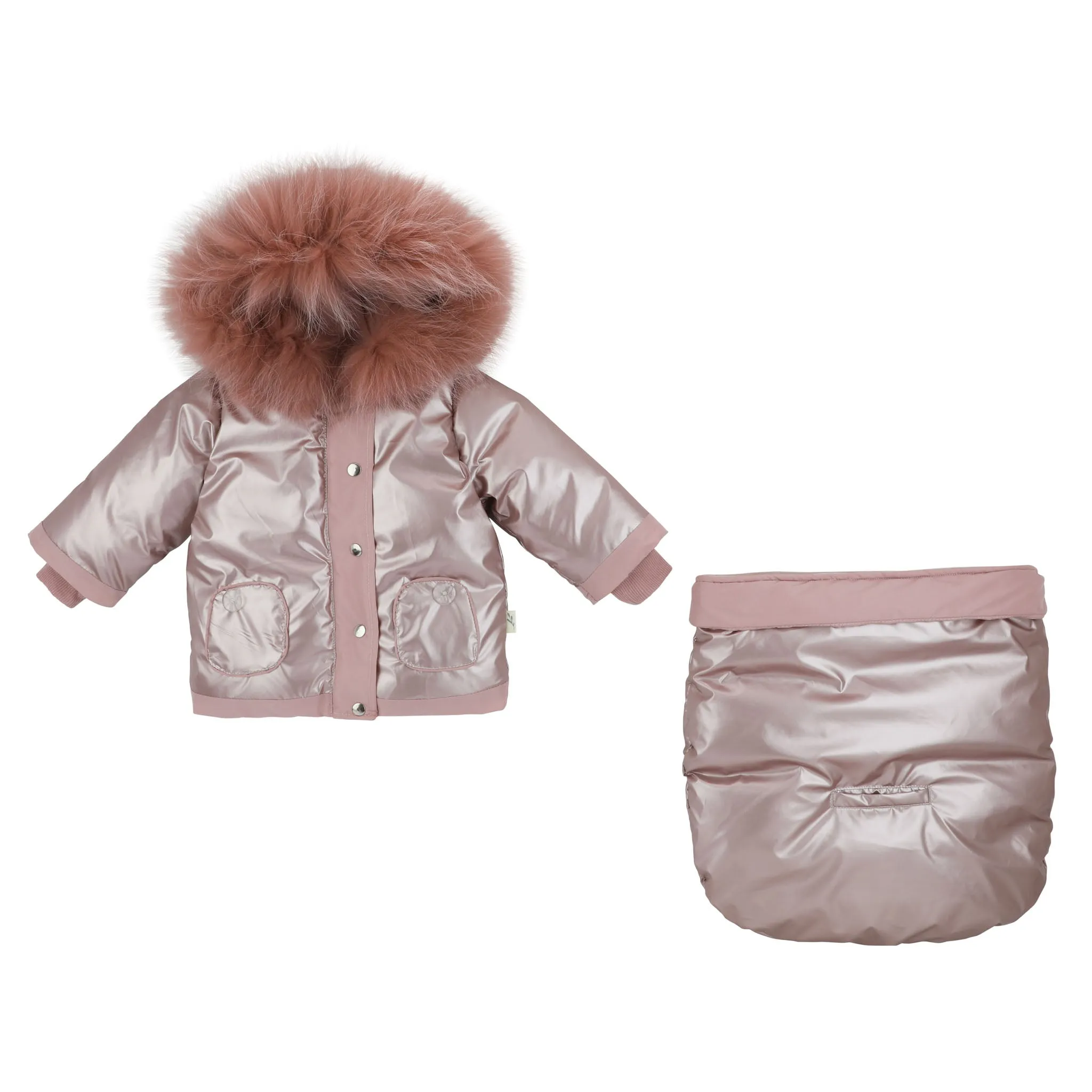 Bondoux Shiny Matt Combo Snowsuit Bunting Boys & Girls