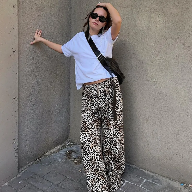 Carmen Leopard Casual Pants