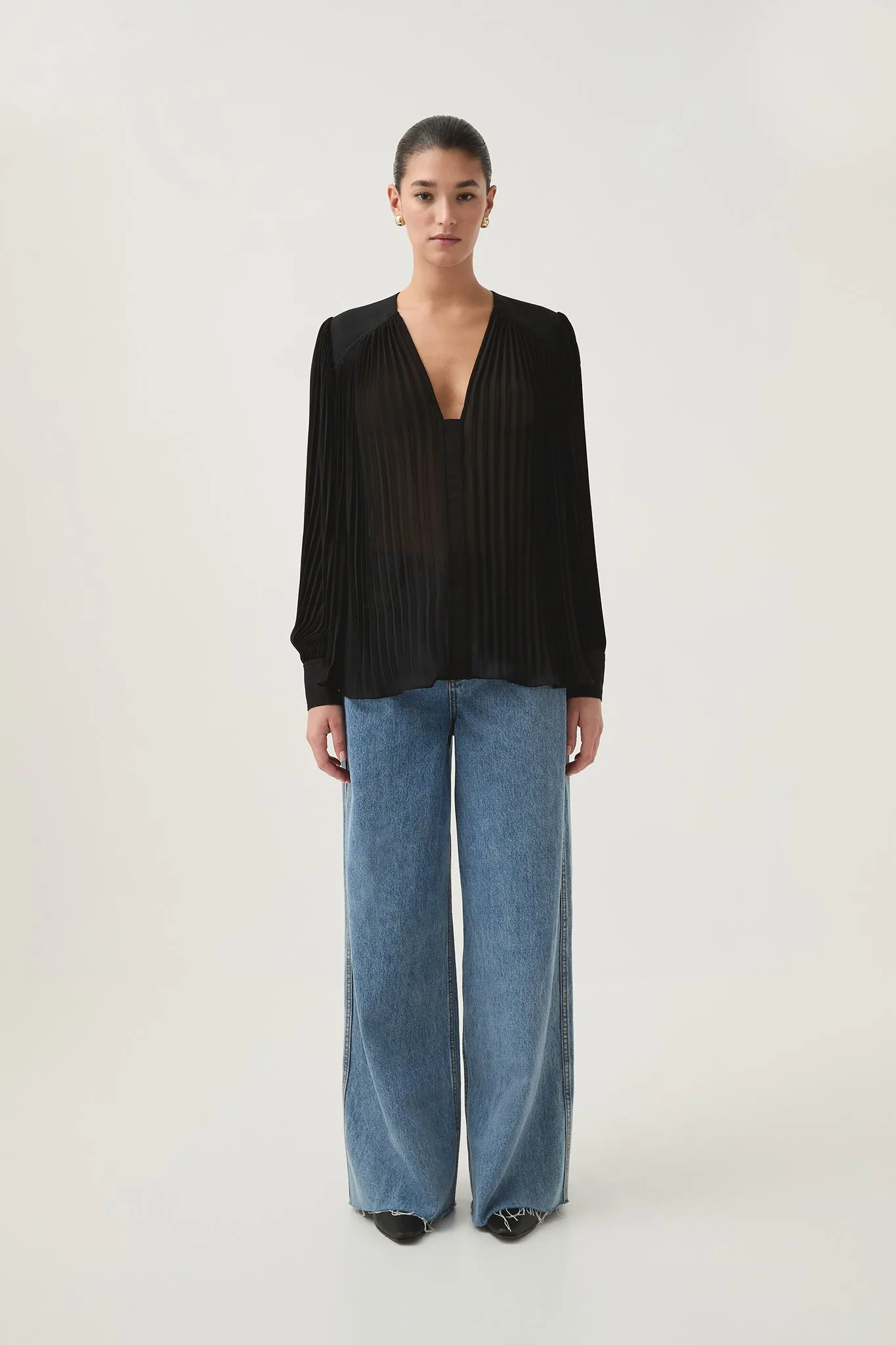 Cathedra Pleated Blouse