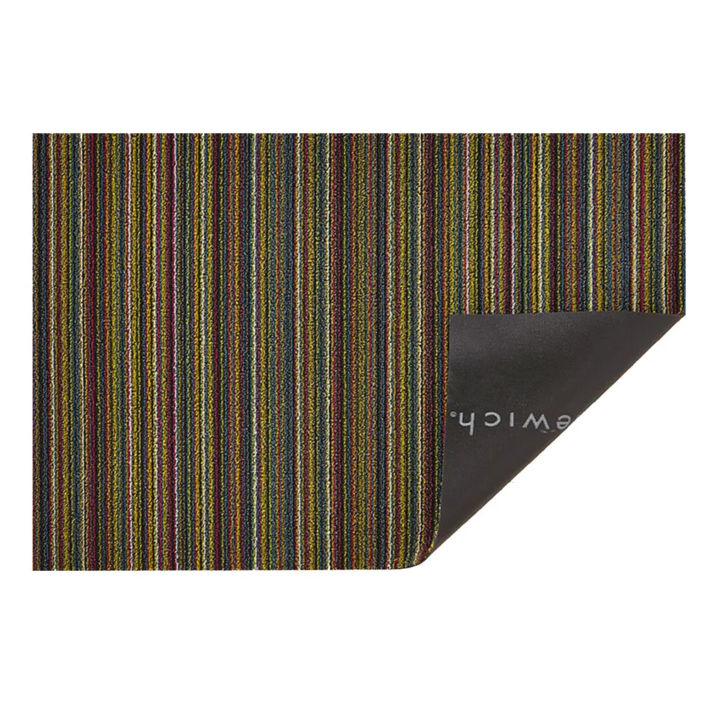 chilewich | doormat 46x71cm (18x28") | skinny stripe multi bright