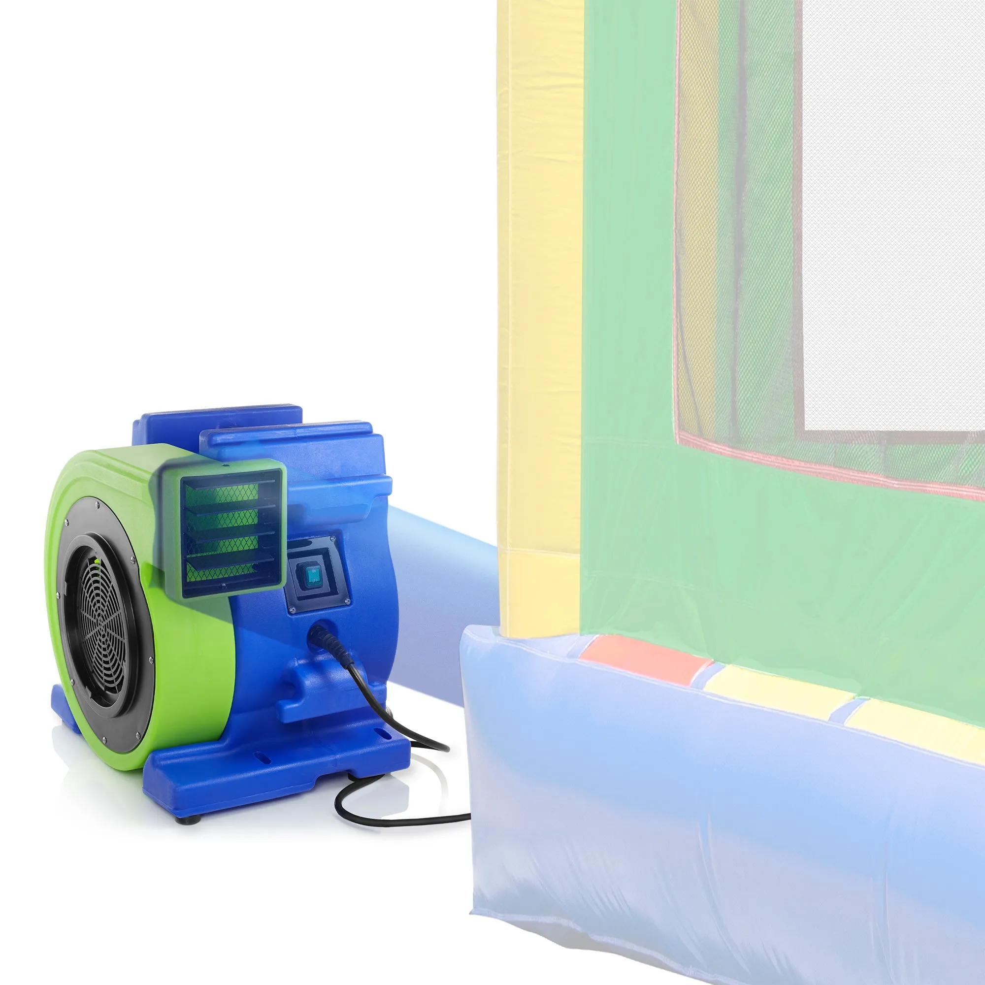 Cloud 9 Inflatable Bounce House Blower 2 HP, Commercial Air Blower Fan