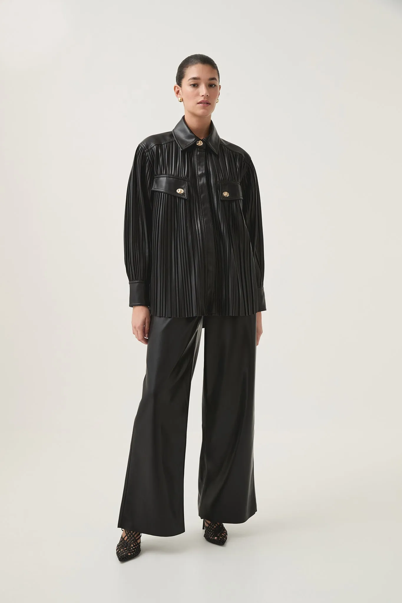 Constantina Pleated Shirt