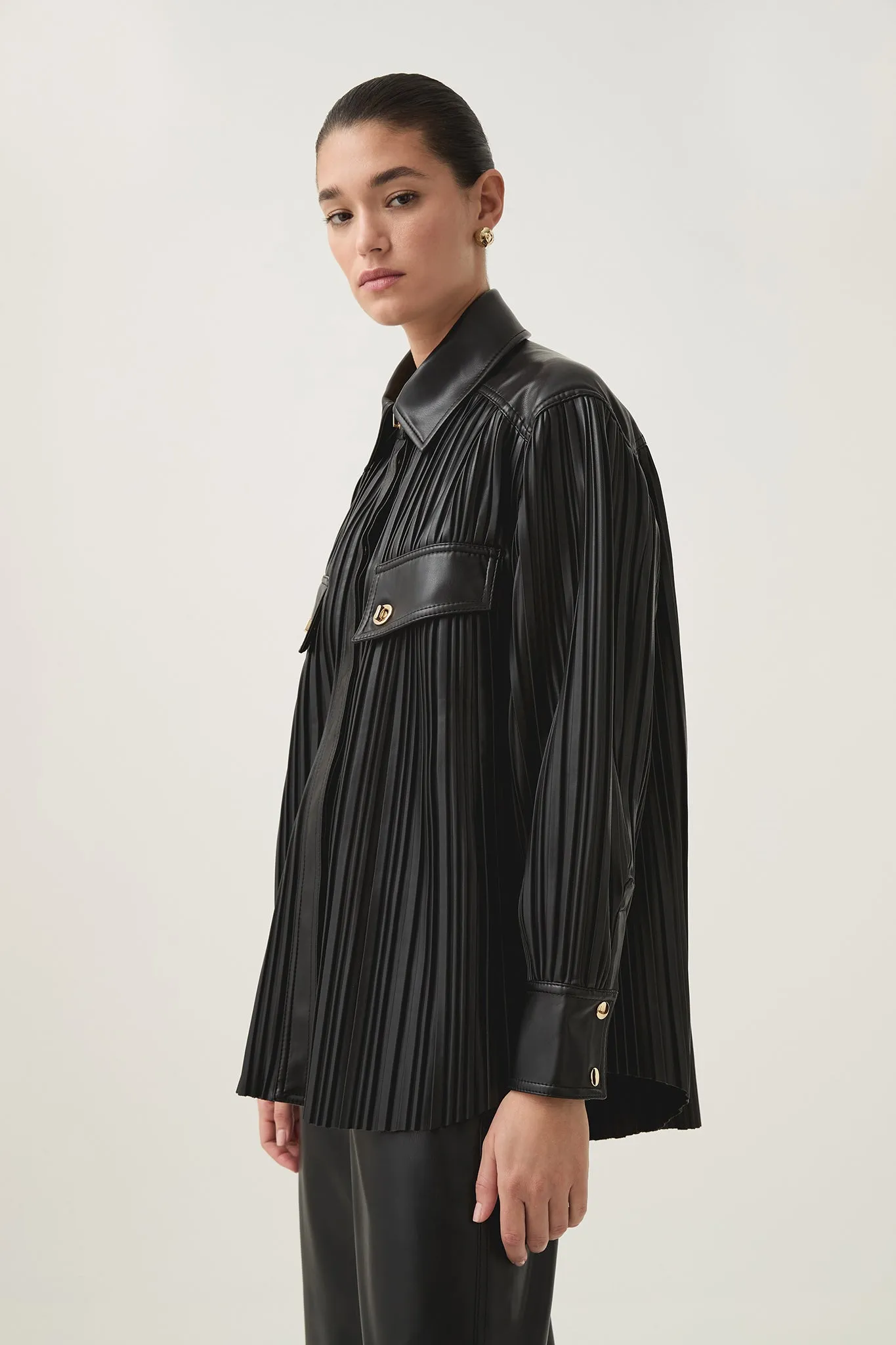 Constantina Pleated Shirt