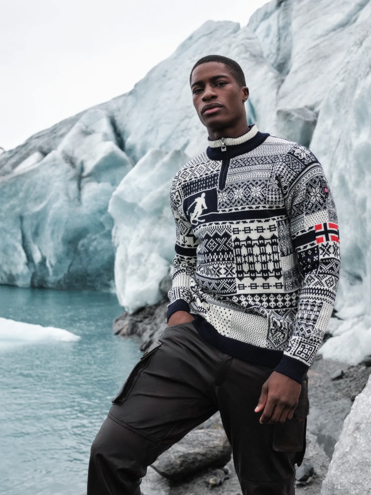 Dale of Norway | History Sweater | Men's | Navy/Off White