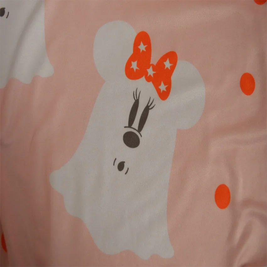 Disney Mickey and Minnie Ghosts Halloween Short Sleeve Pajama