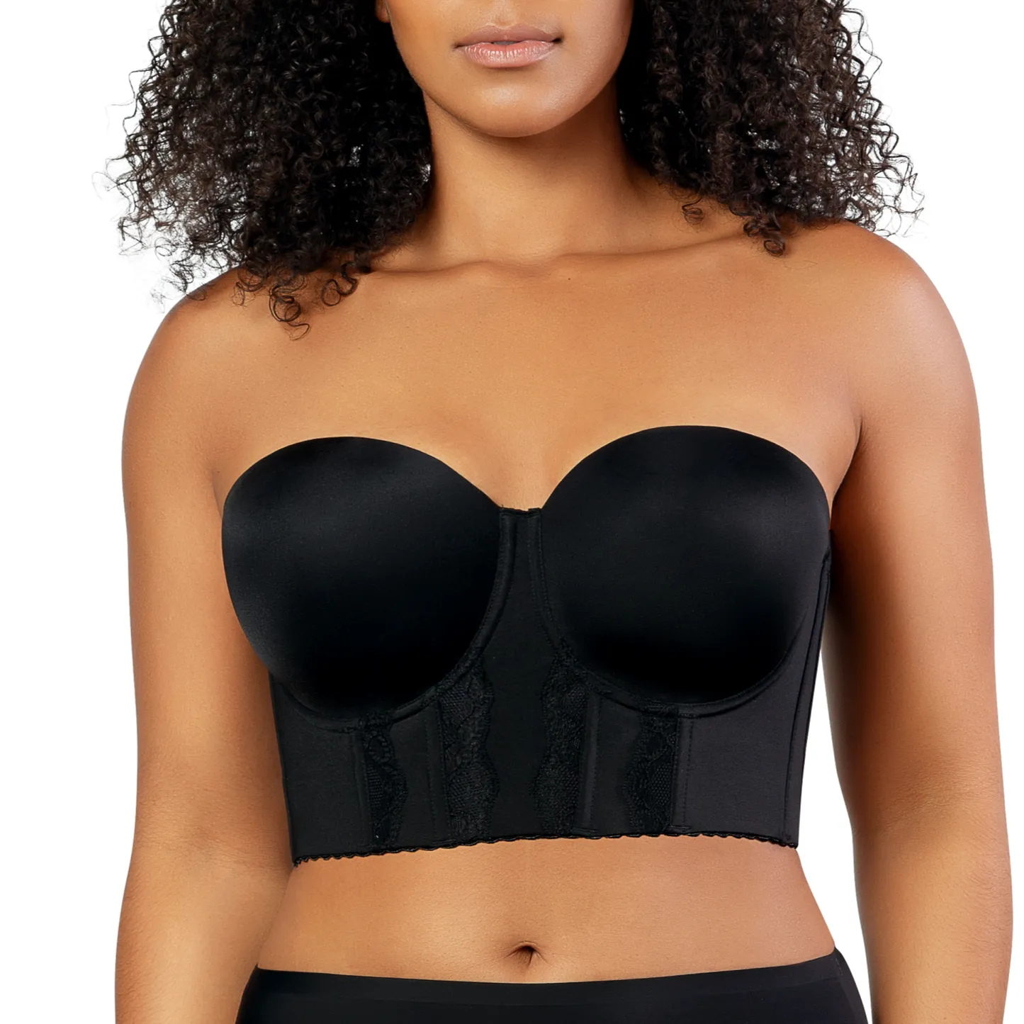 Elissa Bustier Bra In Black - Parfait