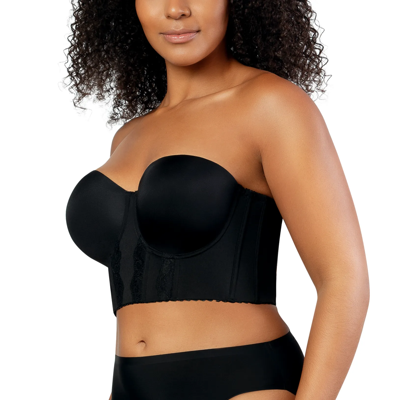 Elissa Bustier Bra In Black - Parfait