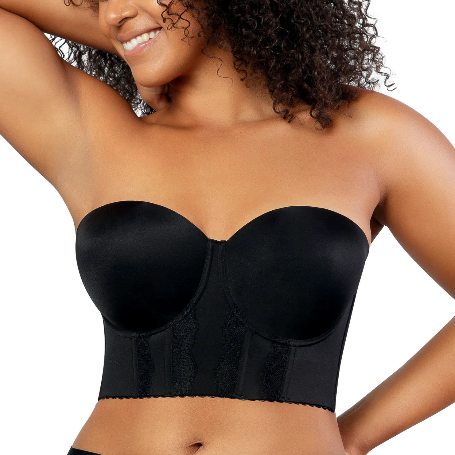 Elissa Bustier Bra In Black - Parfait