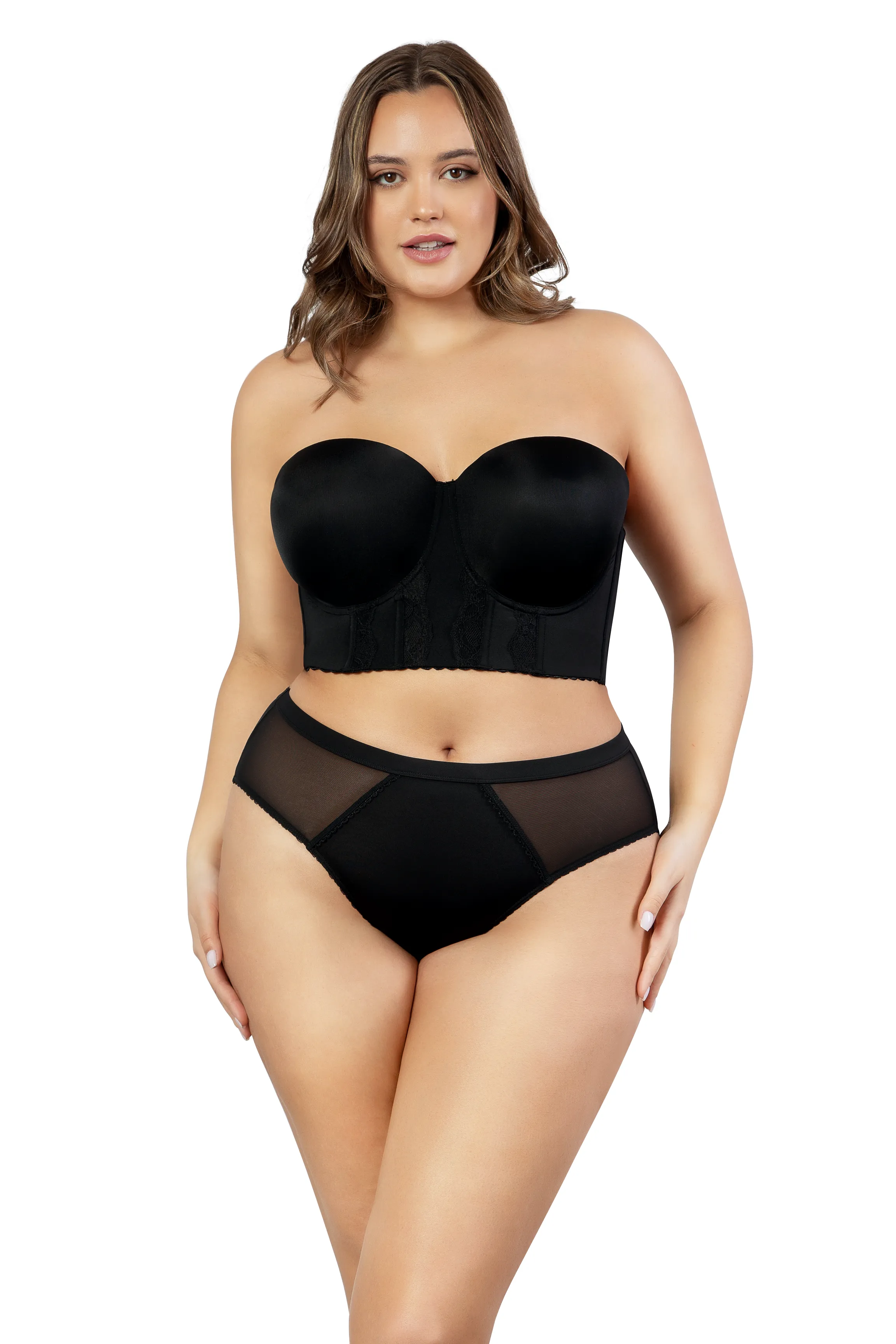 Elissa Bustier Bra In Black - Parfait