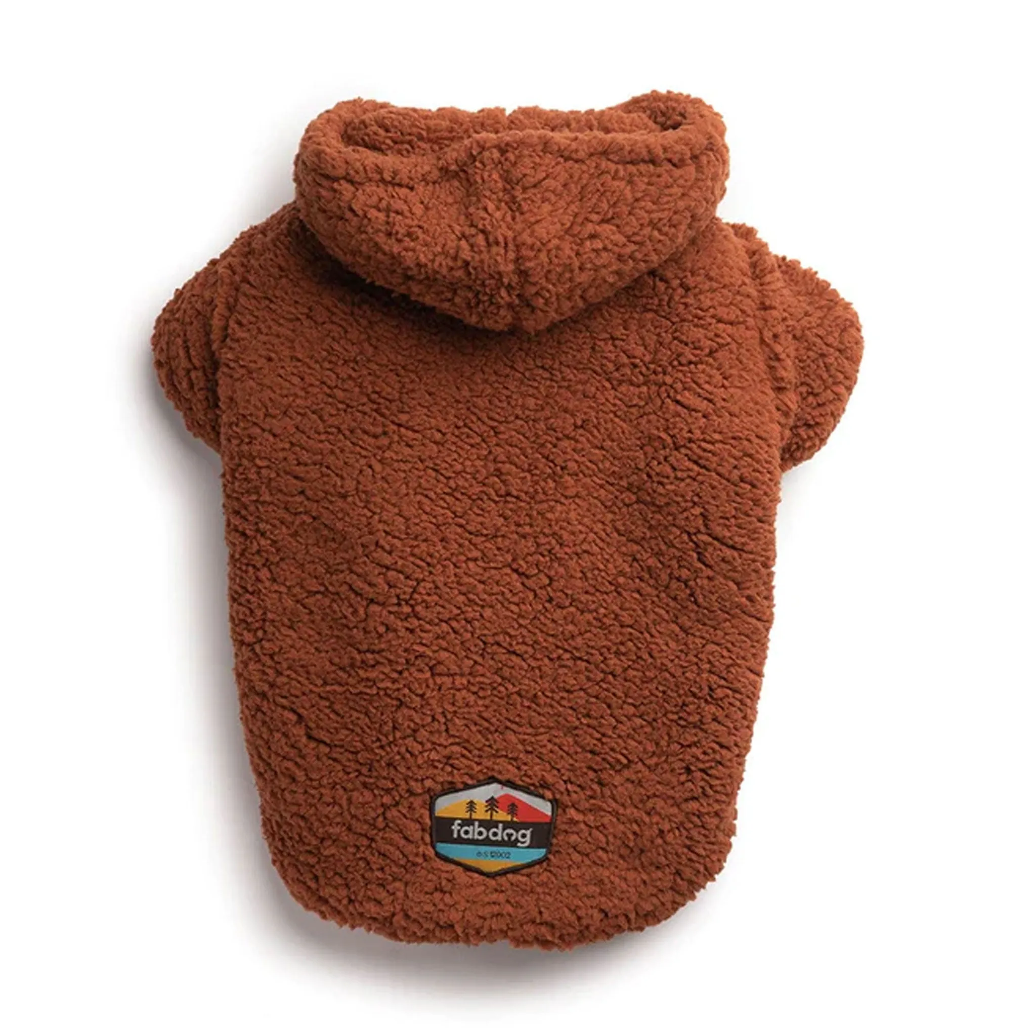 FabDog Sherpa Hoodie - Rust