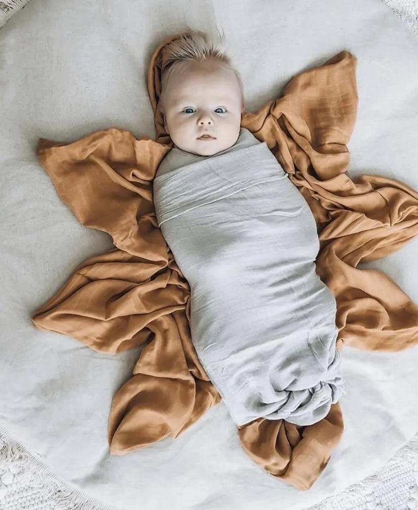 Fawn Bamboo Muslin Wrap