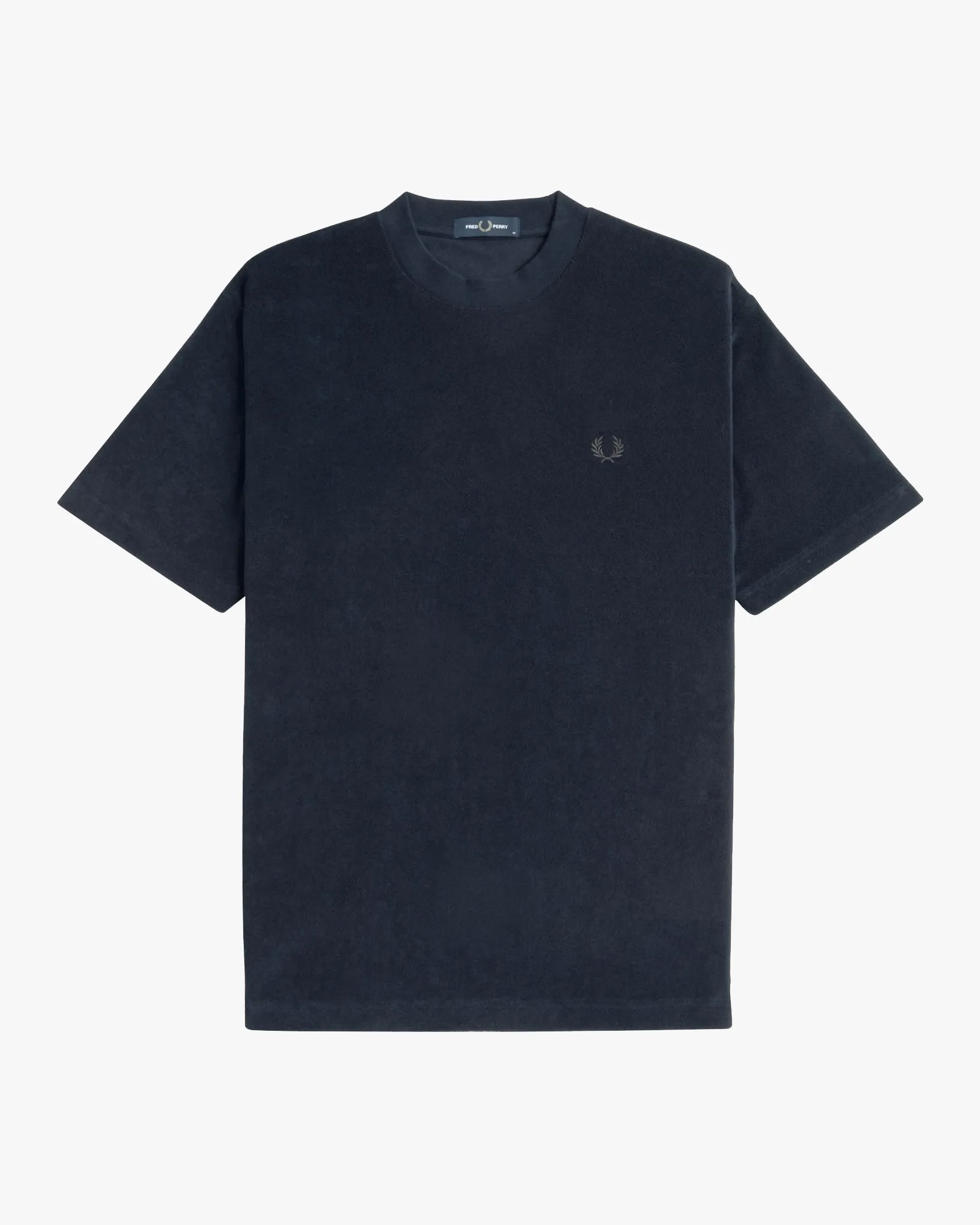 Fred Perry Relaxed Towelling Tee - Navy