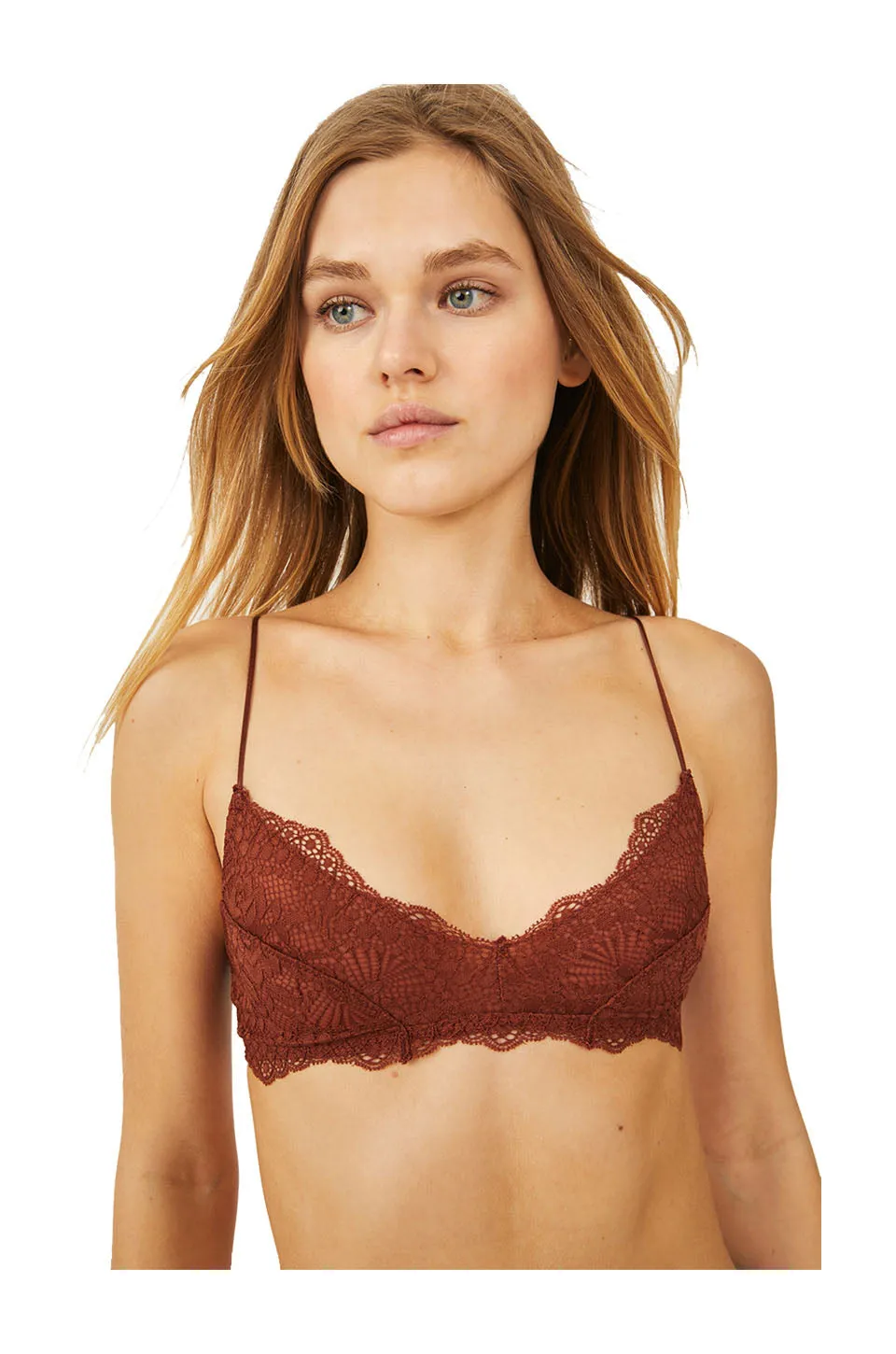 Free People Maya Multiway Bralette In Maple Coffee