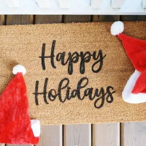 Happy Holidays | Door Mat