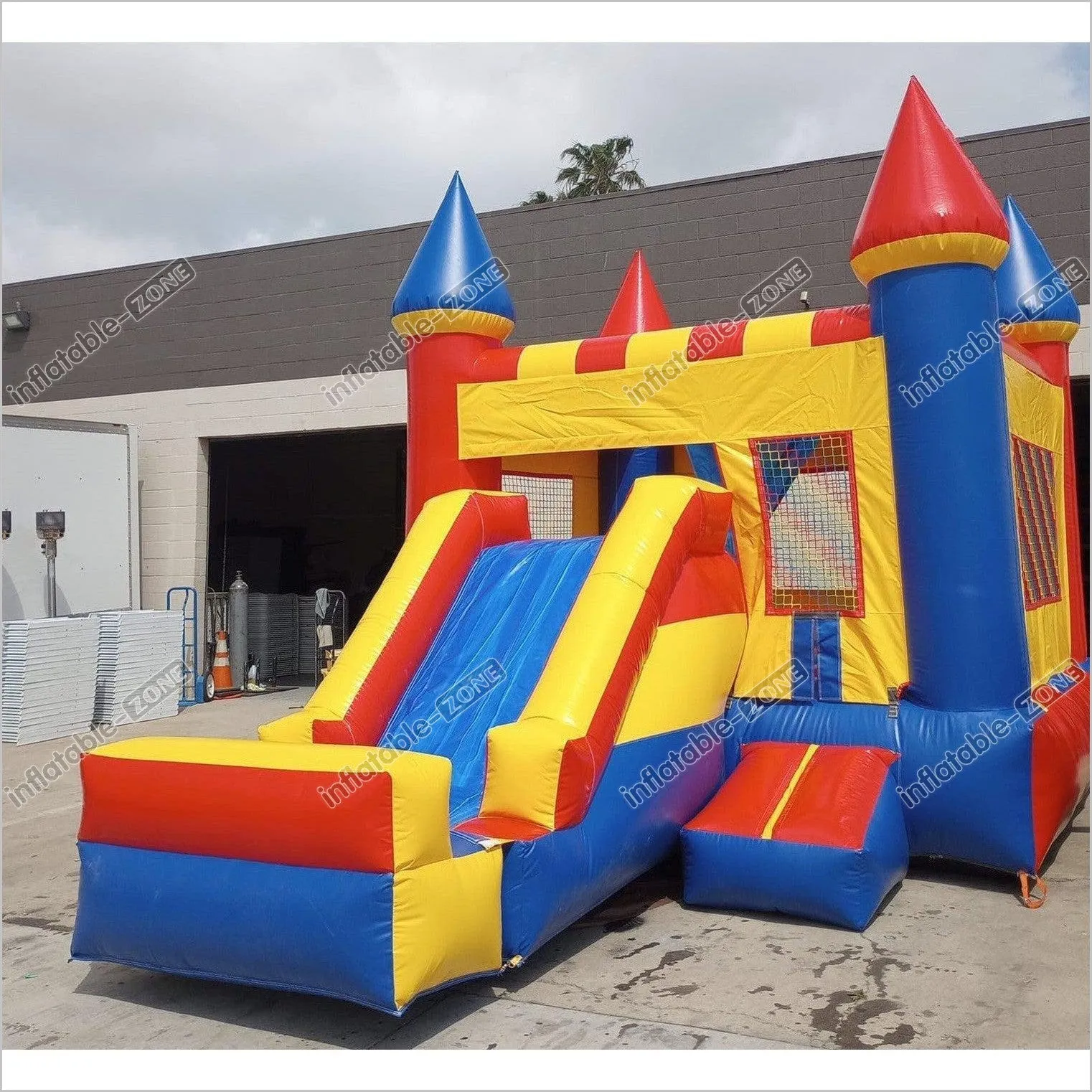 Kids Inflatable Bounce House With Slide, Big Bounce Houses