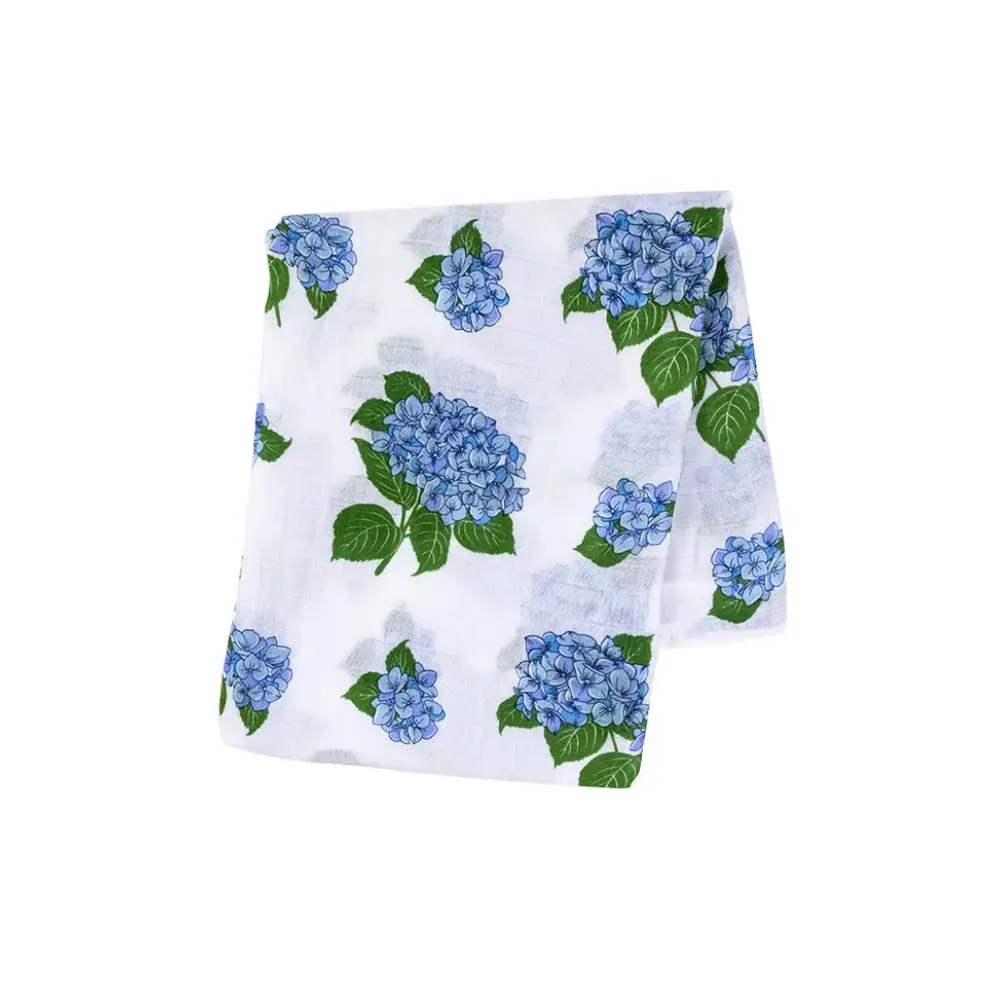 Little Hometown Hydrangeas Swaddle Blanket