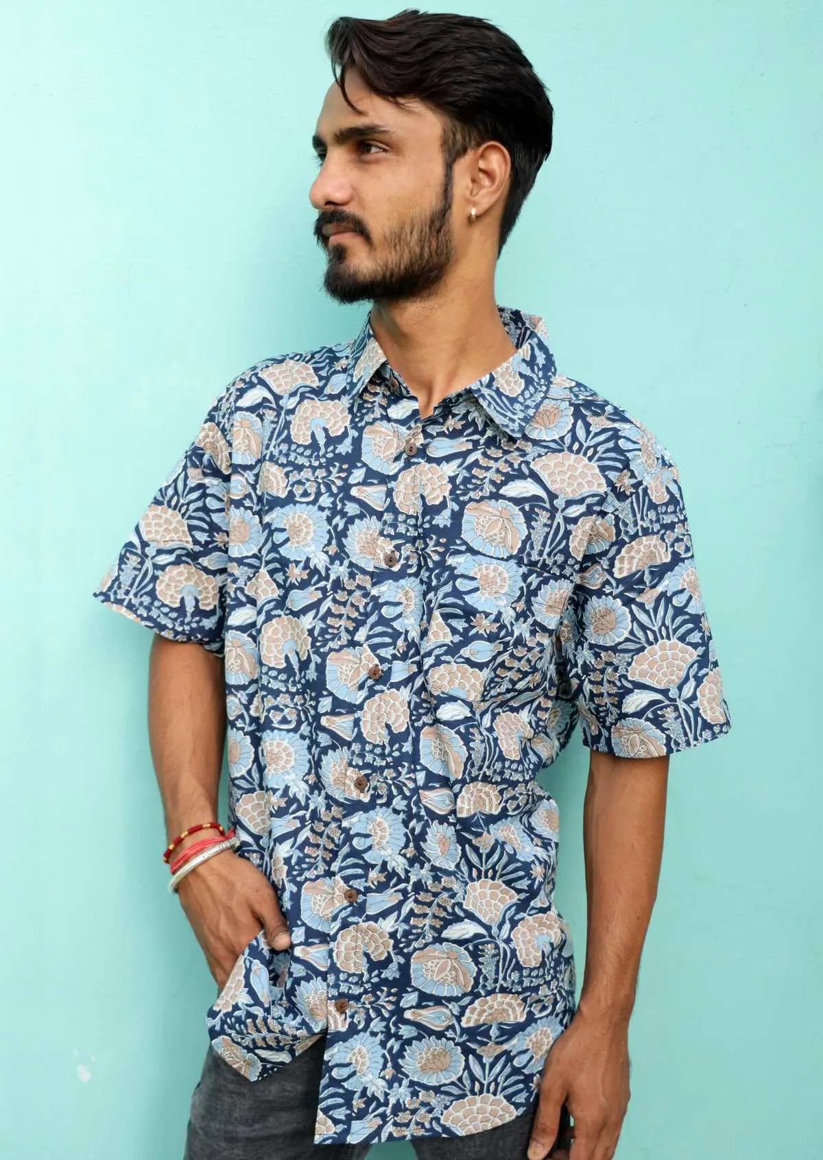 Men's Cotton Shirt Dahlia