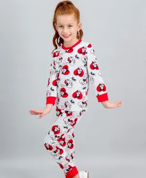 Minnie Mouse Girls Jammies - Red