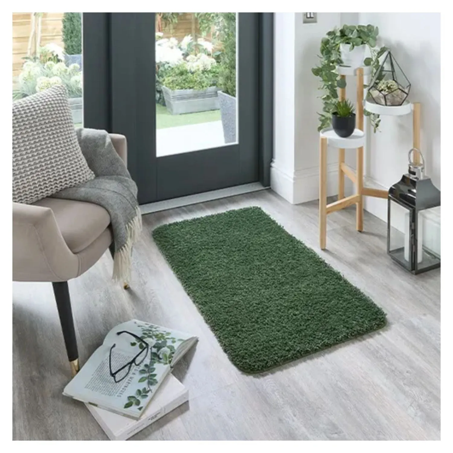 My Rug 120cm Forest Green Doormat