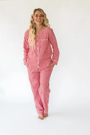 Myra Women's Long Sleeve Shirt & Pajama Set