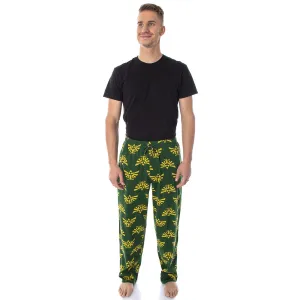 Nintendo Men's The Legend of Zelda Hyrule Crest Soft Touch Cotton Pajama Pants