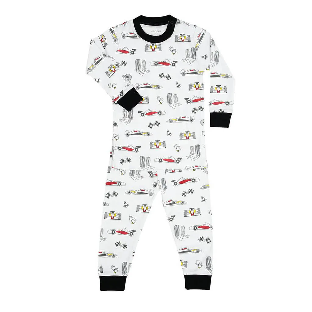 Noomie 2 Piece Pajamas Race Cars