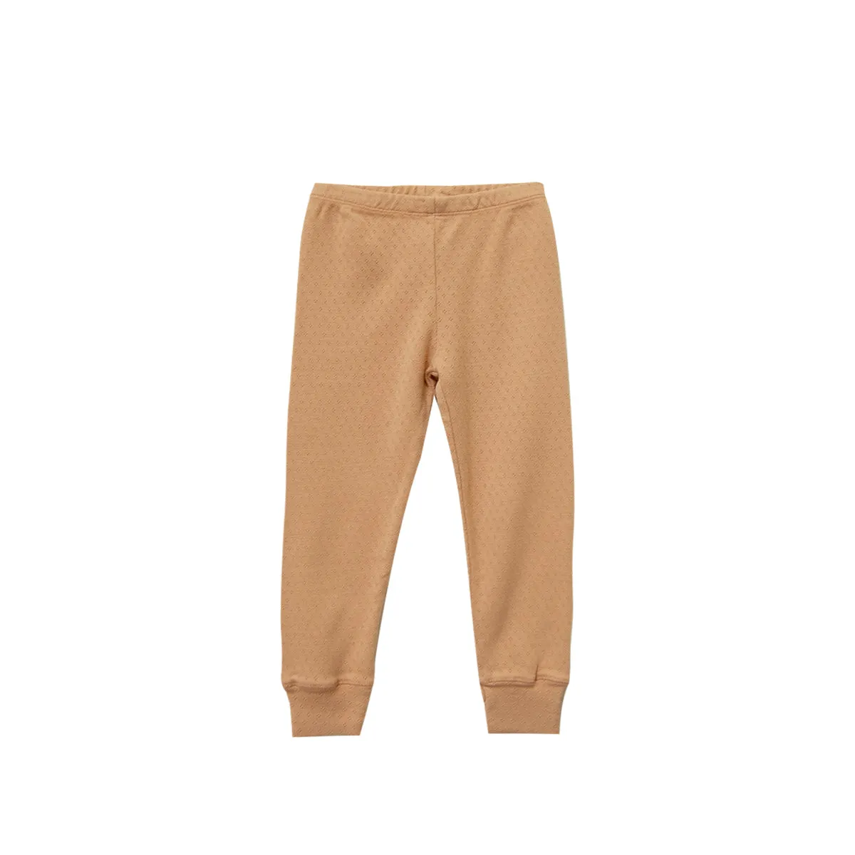 Organic Cotton Pointelle Pajamas <br>Poudre Organic