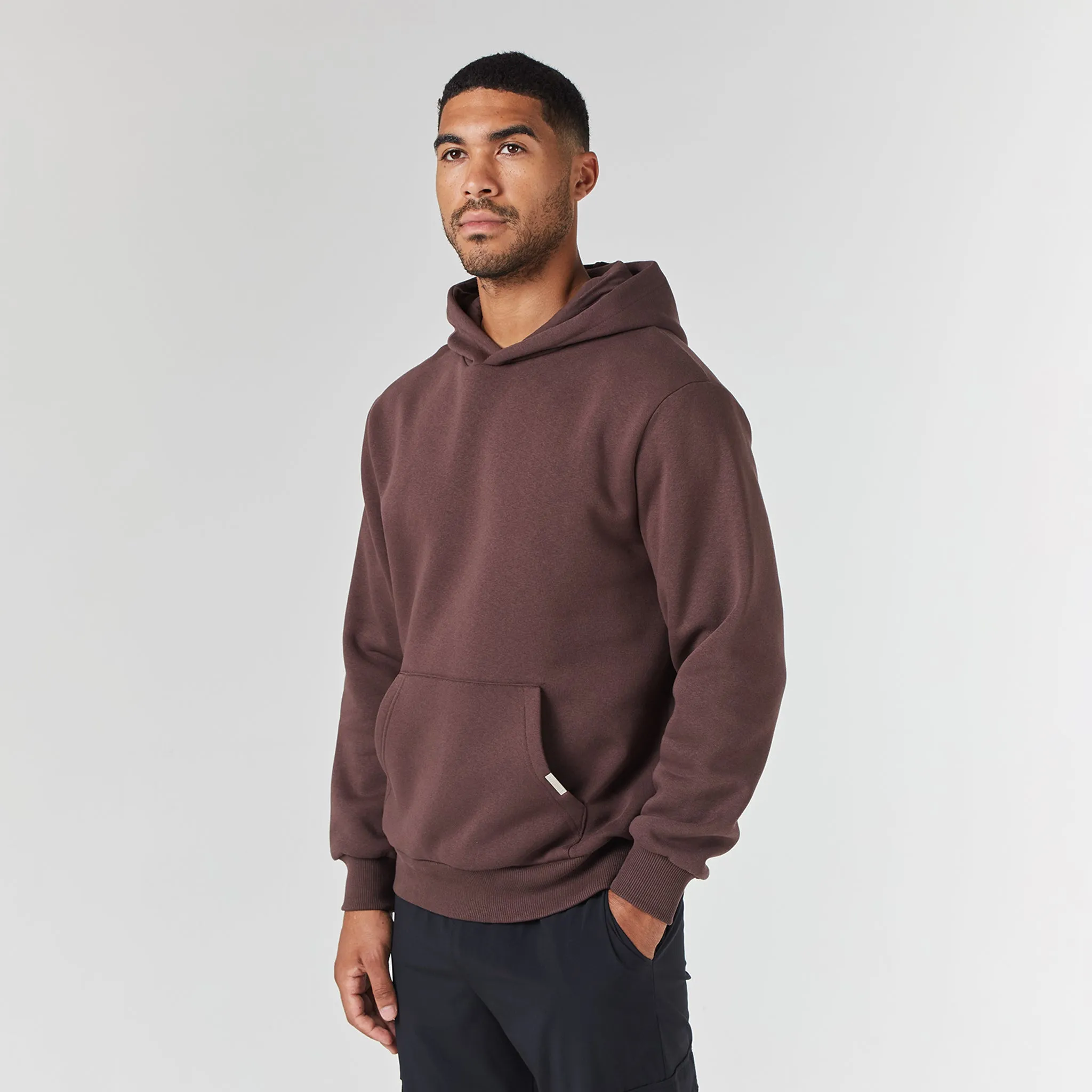 Relaxed Fit Hoodie | Warm Brown