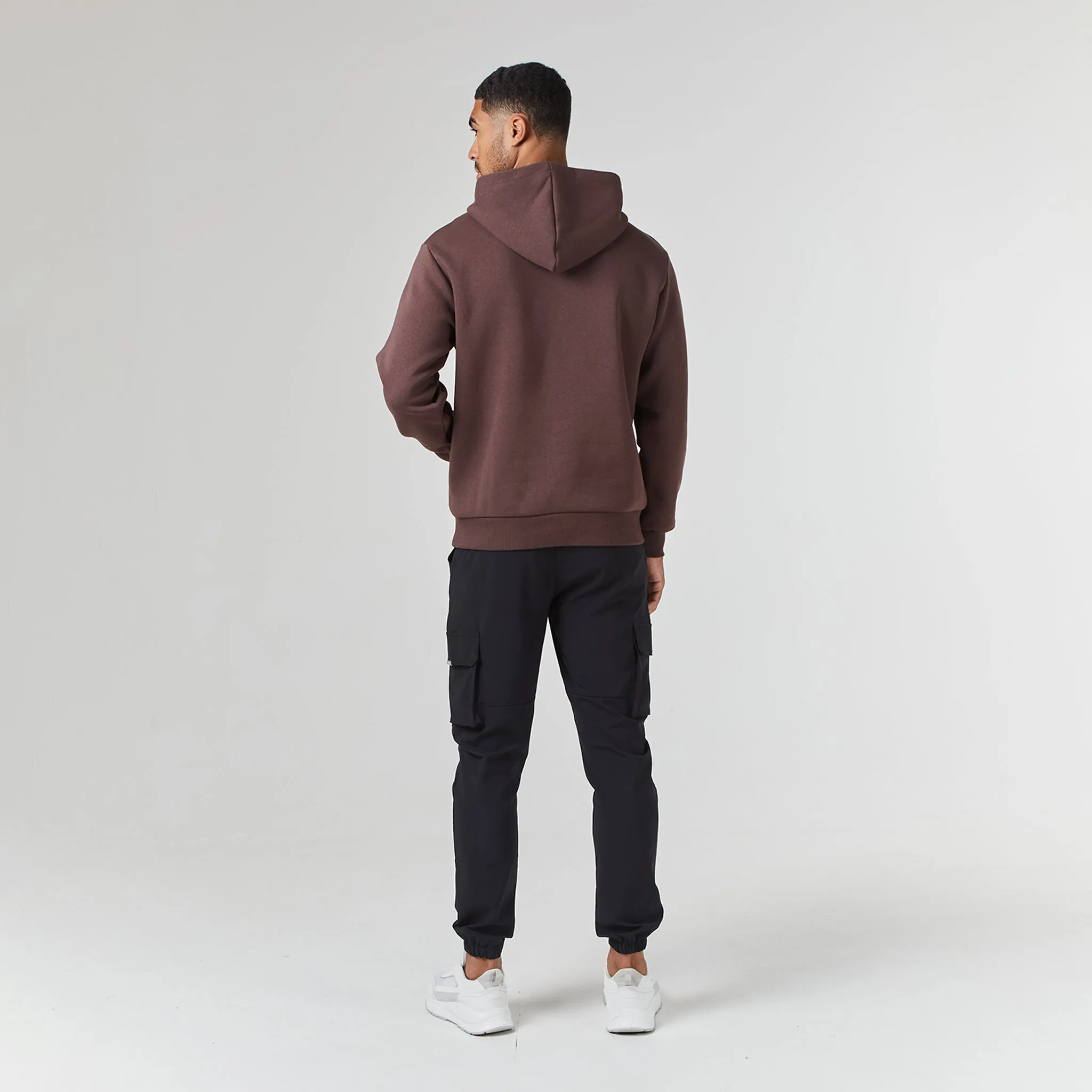 Relaxed Fit Hoodie | Warm Brown