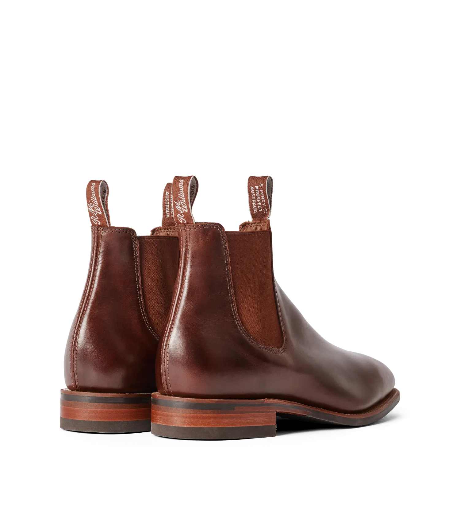 R.M.Williams - Dynamic Flex Craftsman - Pull Up Leather - Mid Brown Saddle - H Fit