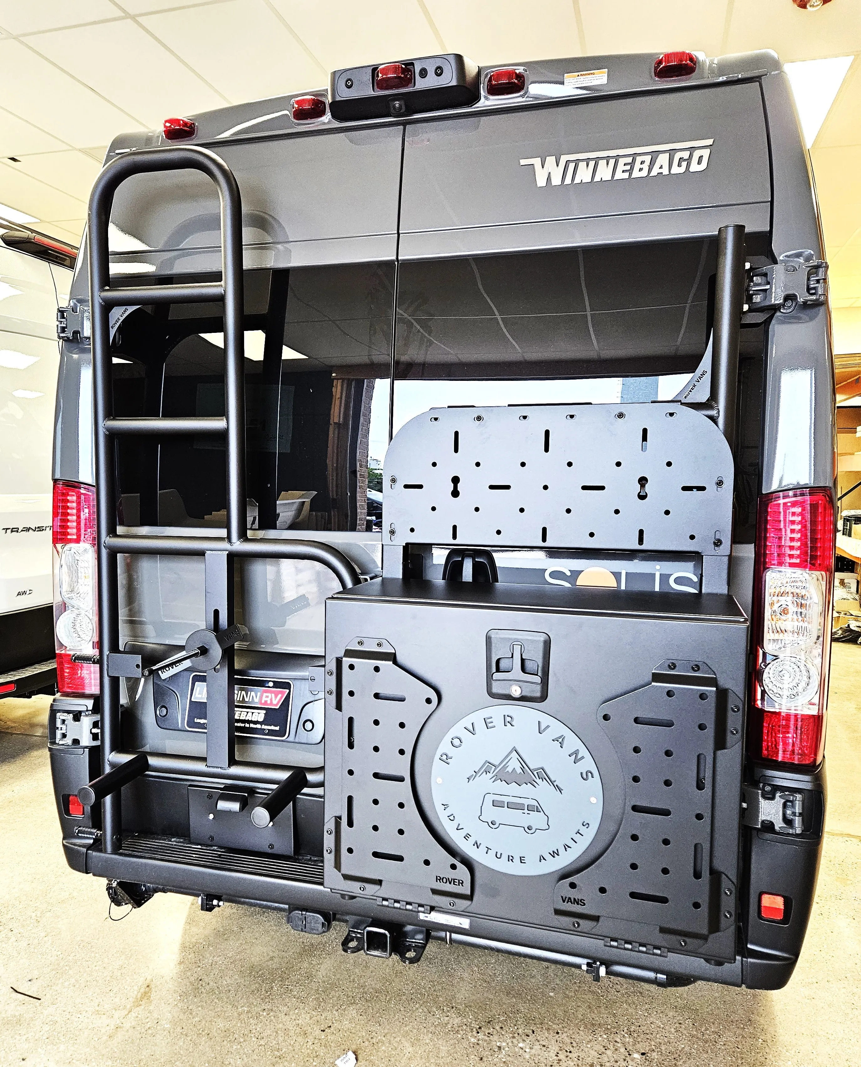 Rover Vans Tire Carrier & Ladder Combo for Ram ProMaster - Non Drill Through Version